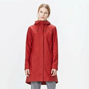 Rains Firn Scarlet Red Rain Jacket Xs 